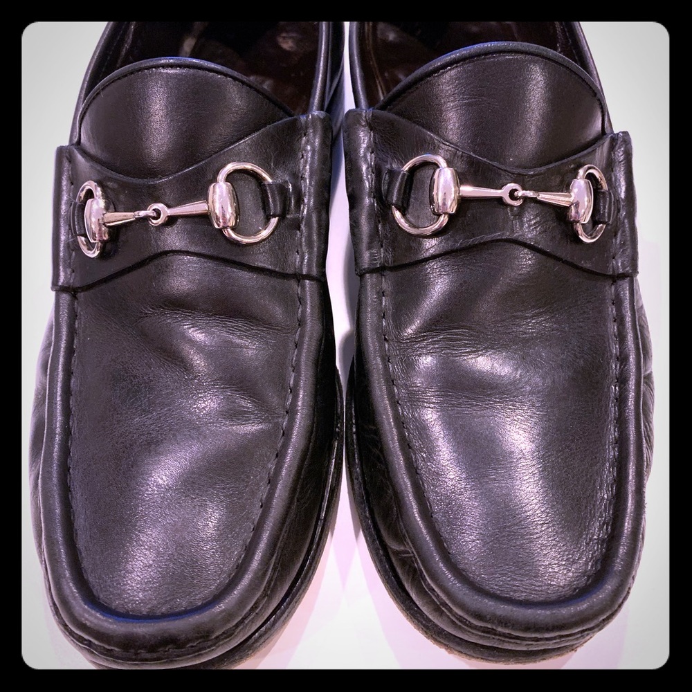 Men’s Gucci Horse Bit Loafer Black - Size 9 1/2 D